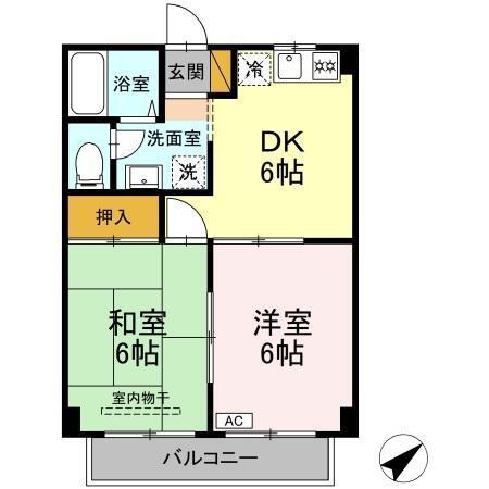 ハイツストーンリーク（203） 間取り図画像