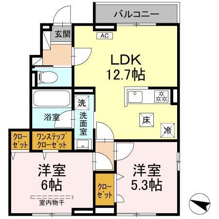 ヒルサイドテラス（101） 間取り図画像