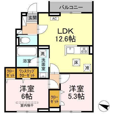 ヒルサイドテラス（102） 間取り図画像