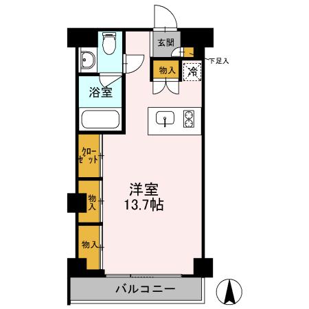カスタリア目黒鷹番（0103） 間取り図画像