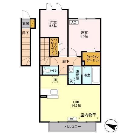 エル　フルール（202） 間取り図画像