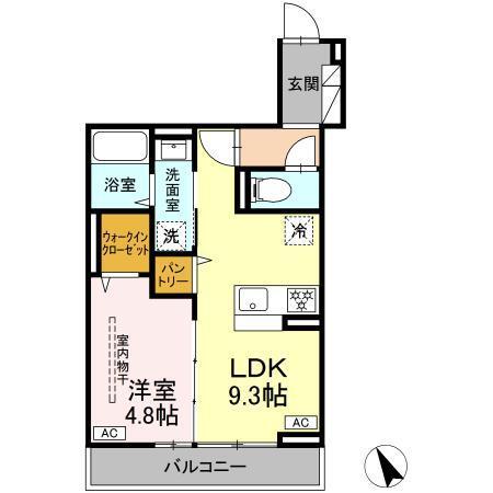 D Paina 鷺沼（202） 間取り図画像
