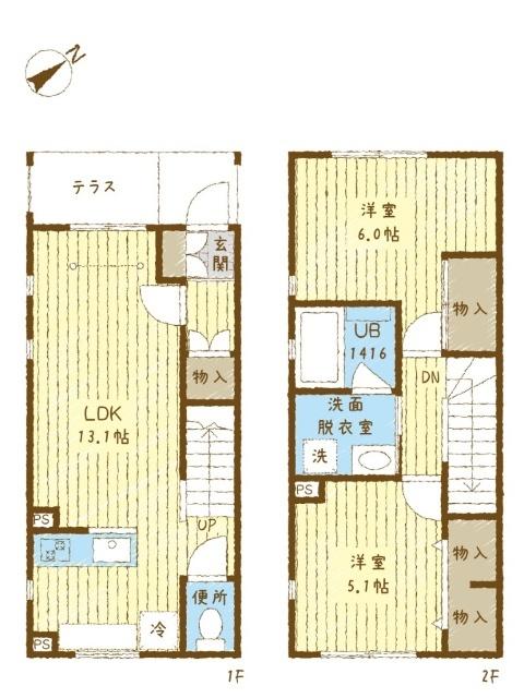  間取り図写真
