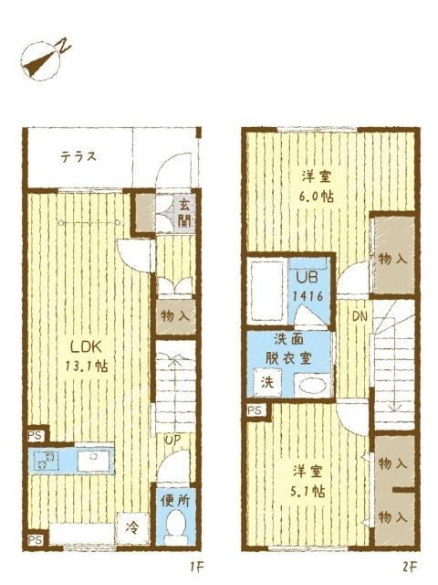  間取り図写真