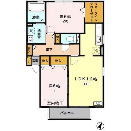 トライ･コート　Ⅲ（202） 間取り図画像