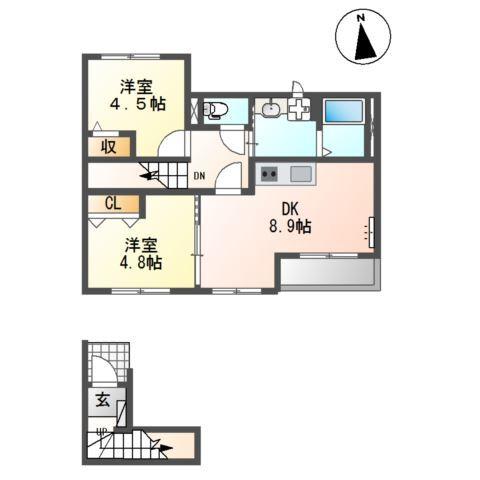  間取り図写真
