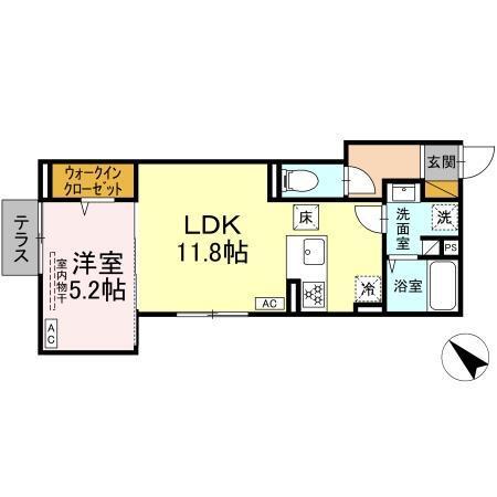 D-SOLACE新千葉3丁目（101） 間取り図画像