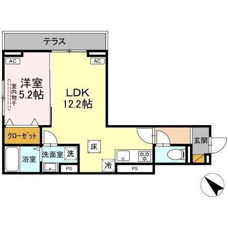 D-SOLACE新千葉3丁目（102） 間取り図画像