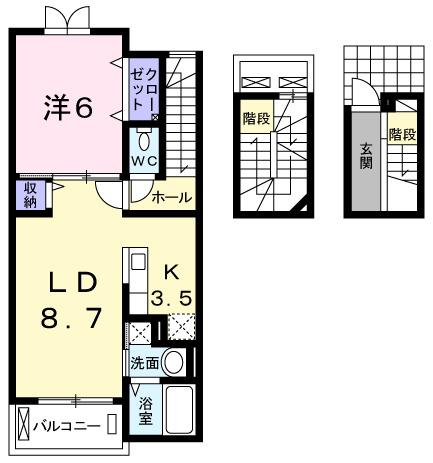 シェーネ（303） 間取り図画像
