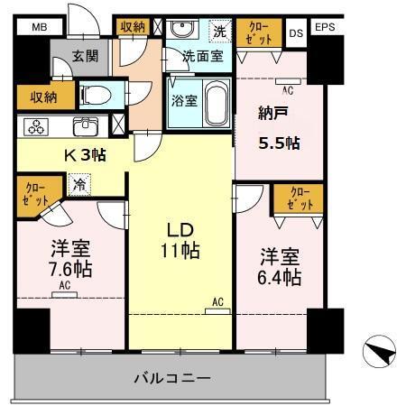 ロイヤルＫＪ（1207） 間取り図画像
