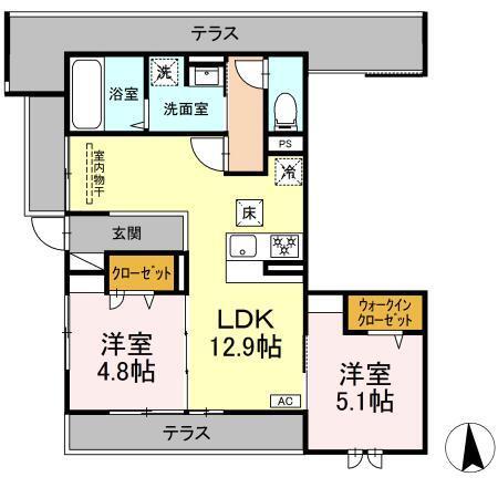 メゾン ド ネージュ東戸塚（103） 間取り図画像