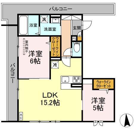 メゾン ド ネージュ東戸塚（203） 間取り図画像