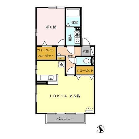 コートアステール　Ⅱ（205） 間取り図画像