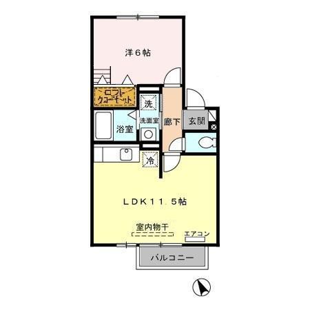 ユウ・カサグランデ（205） 間取り図画像