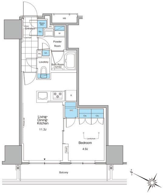 ルフォンプログレ北新宿（803） 間取り図画像