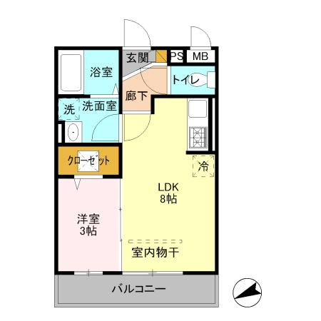 オーパス（105） 間取り図画像