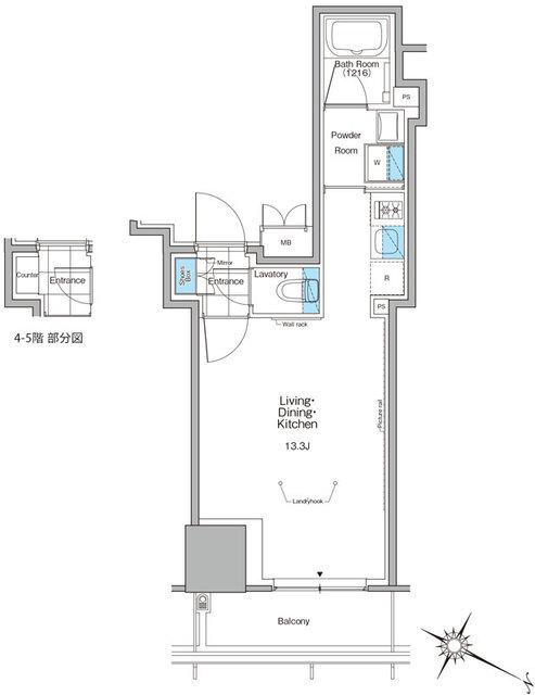 ルフォンプログレ北新宿（908） 間取り図画像