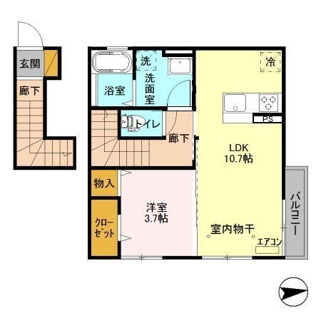 エントピア（201） 間取り図画像