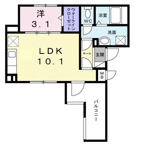 カーサ　アヴァンツァーレ（301） 間取り図画像