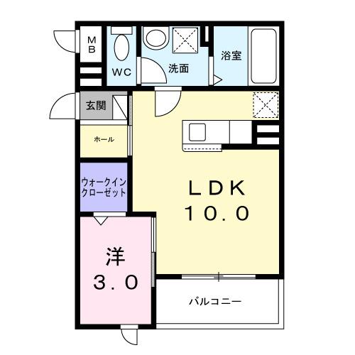 カーサ　アヴァンツァーレ（203） 間取り図画像