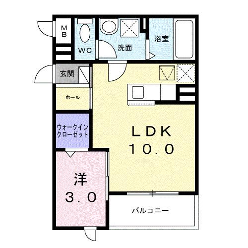 カーサ　アヴァンツァーレ（103） 間取り図画像
