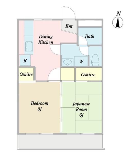 ハイツ栄 間取り図画像