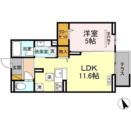 ハスクバーナ江戸川台（103） 間取り図画像