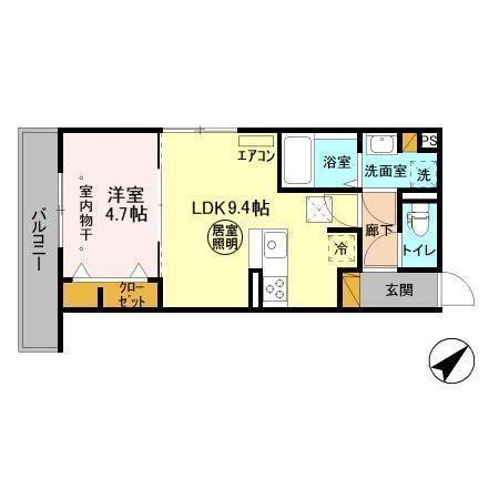 ブラウ天王台（106） 間取り図画像