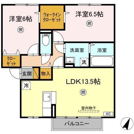 メルヴェイユ　Ⅴ（202） 間取り図画像