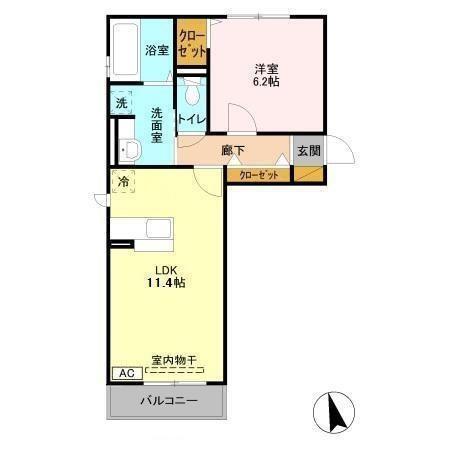 グレイス（203） 間取り図画像