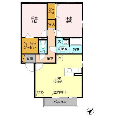 グランドソレーユ（202） 間取り図画像