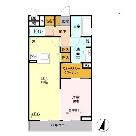 ベルレージュ・パルコ（301） 間取り図画像