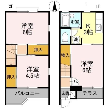サーパス・21　B（6） 間取り図画像
