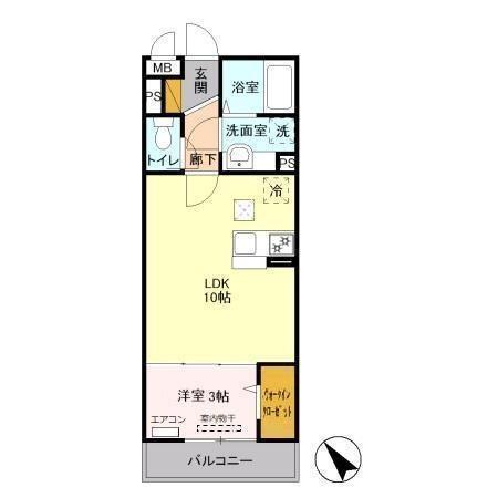ヘリオス吉川美南　ウラノス（106） 間取り図画像
