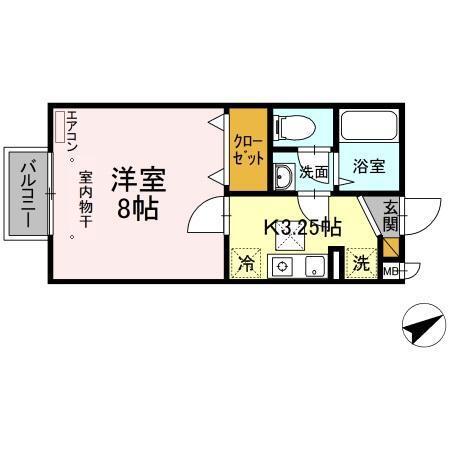 オーキッド（106） 間取り図画像