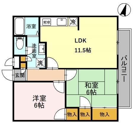 プレミール（302） 間取り図画像