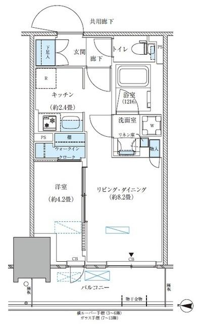 パークアクシス西大島コンフォートスクエア（1032） 間取り図画像