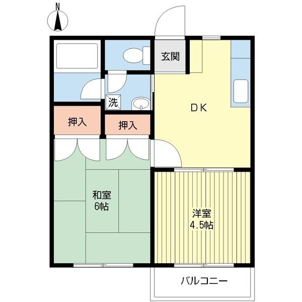 ピュアコーポⅢ（0203） 間取り図画像