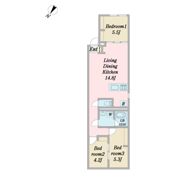 Ｌｏｔｕｓ学芸大学 間取り図画像