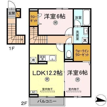 ブラビッシーモ　Ⅱ（202） 間取り図画像