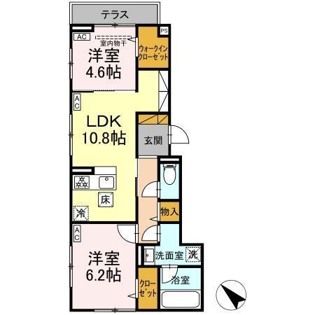 D-Lupinus（103） 間取り図画像
