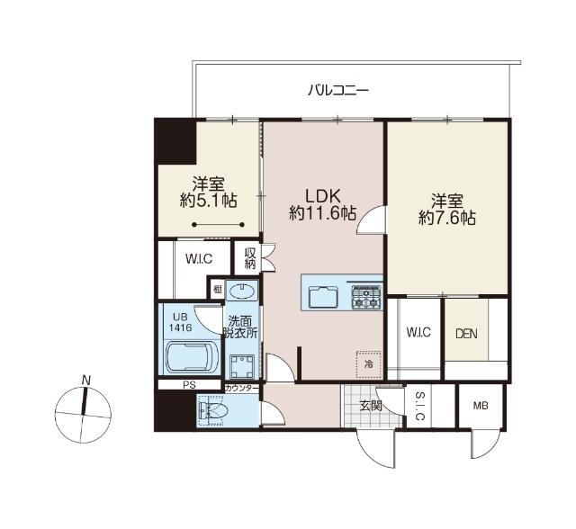 プロシード亀戸２ 間取り図画像