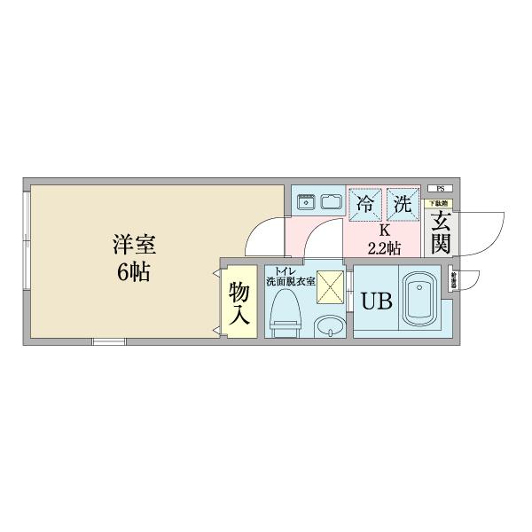 ビューラー鹿島田 間取り図画像