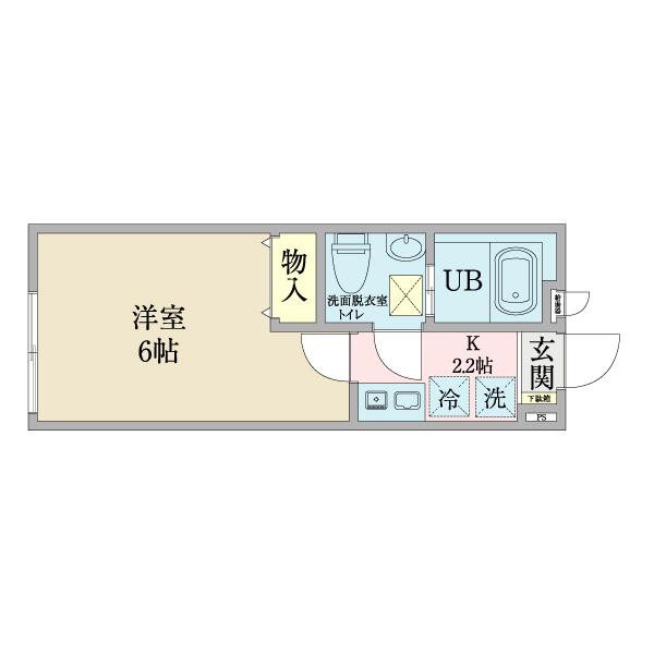 ビューラー鹿島田 間取り図画像