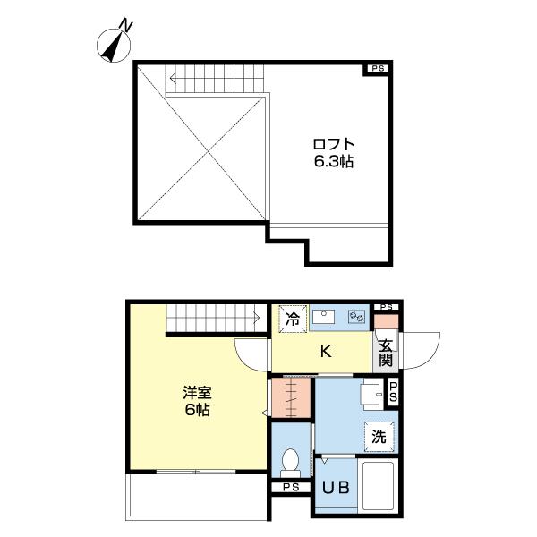 ｒｏｂｏｔ　ｈｏｍｅ　北柏Ⅲ（0201） 間取り図画像