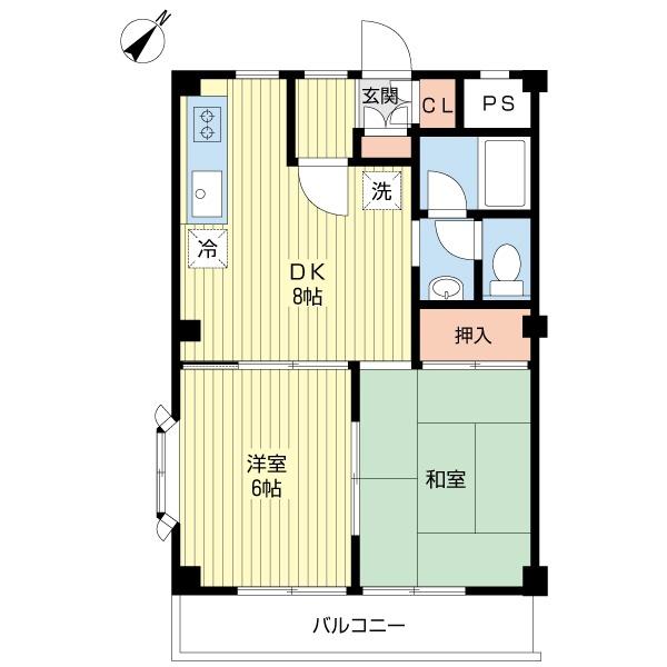 幸栄マンション（0201） 間取り図画像