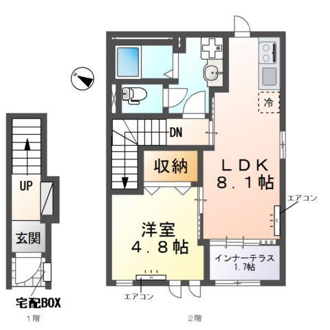 グランアサヒ 間取り図画像