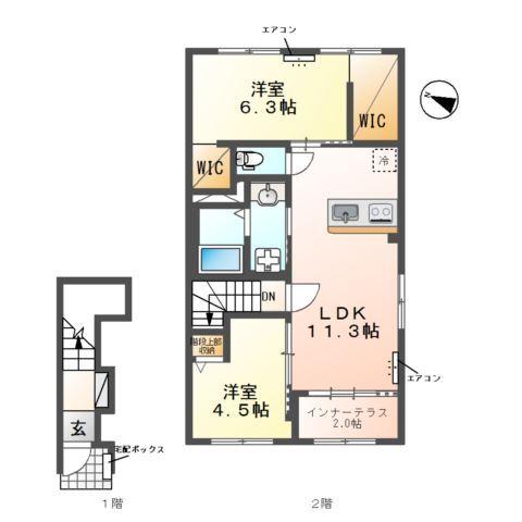 クレリエール 間取り図画像