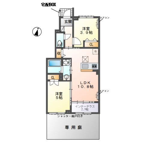 ヴァンベール 間取り図画像