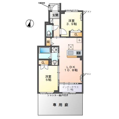 ヴァンベール 間取り図画像